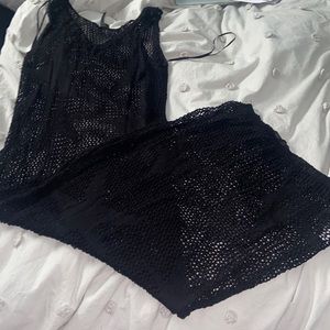Black Beach Cover Up